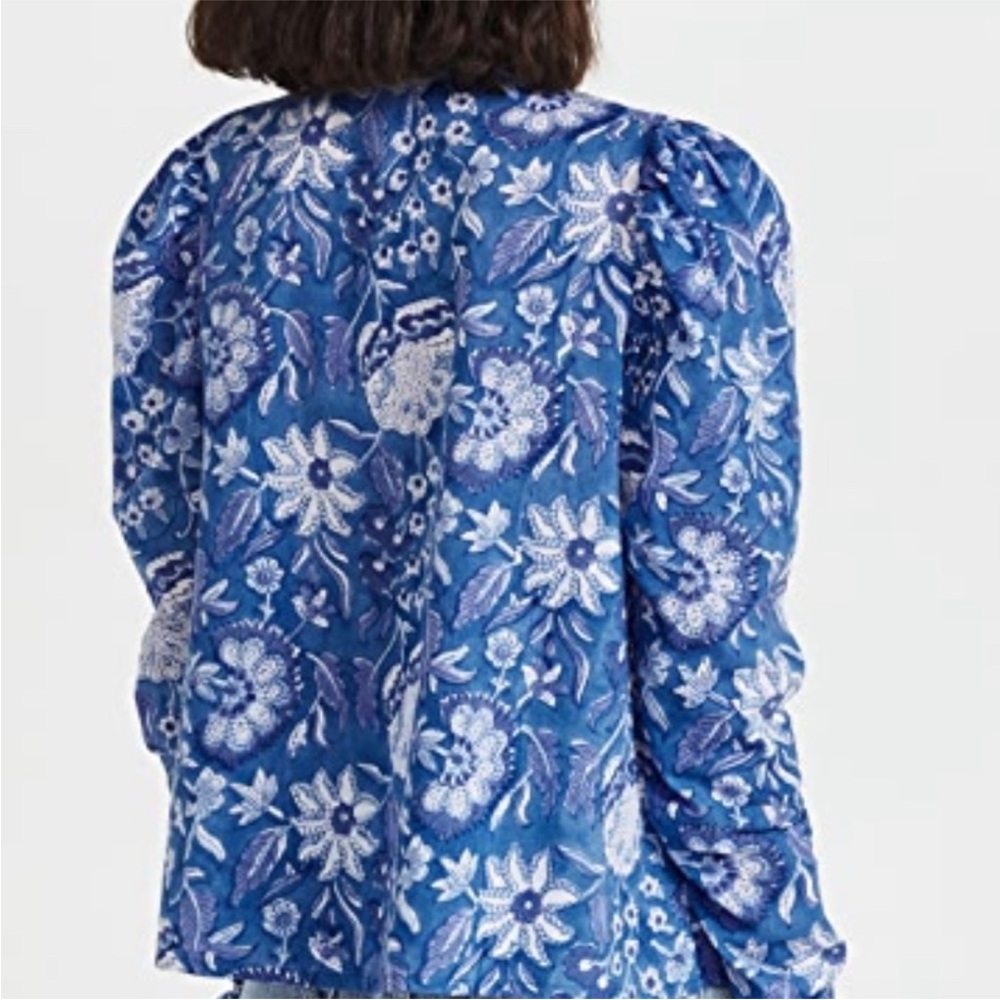 Alix of Bohemia Kiki Azure Garden Shirt - Picture 4 of 10